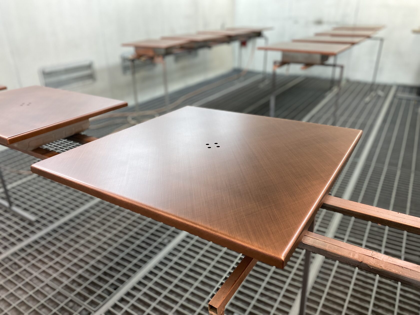 Покраска металла в медь