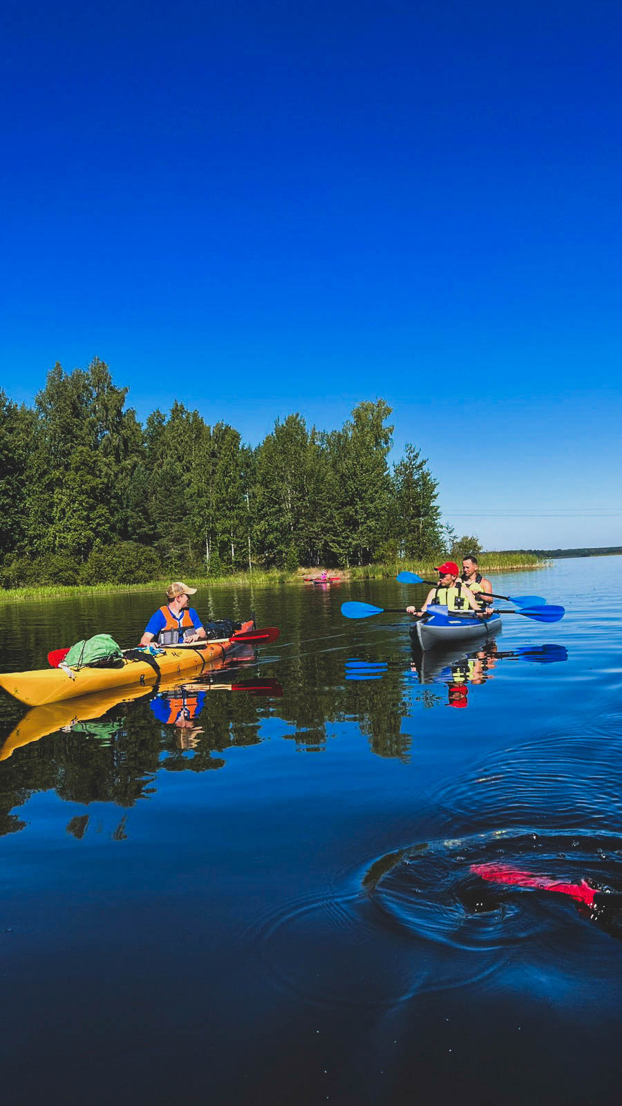 Сплав по Вуоксе на байдарках