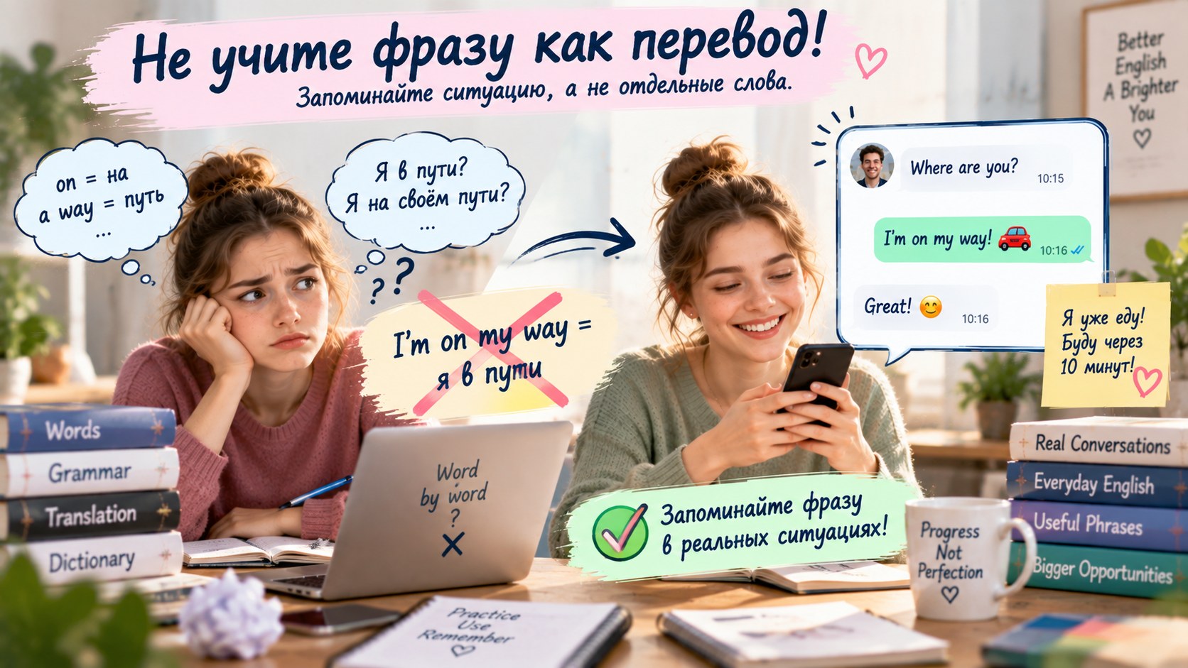 Как запоминать английские фразы в ситуациях