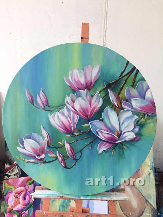 картина круглая