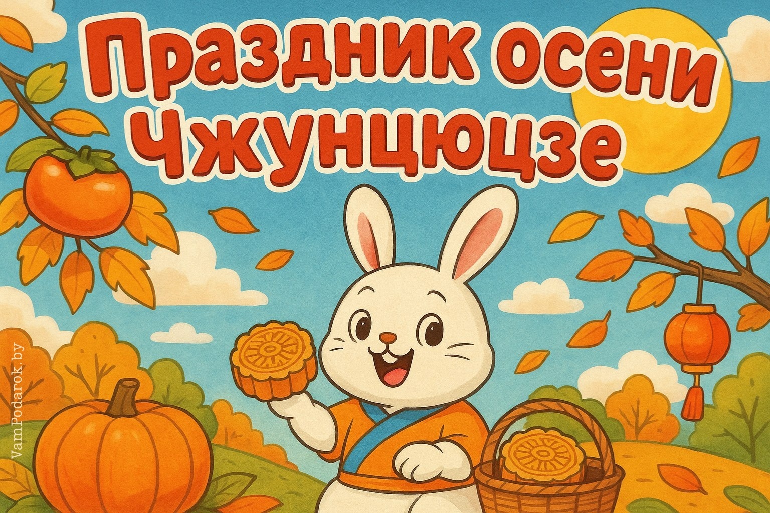 Праздник лунных пряников и середины осени «Чжунцюцзе» в Китае