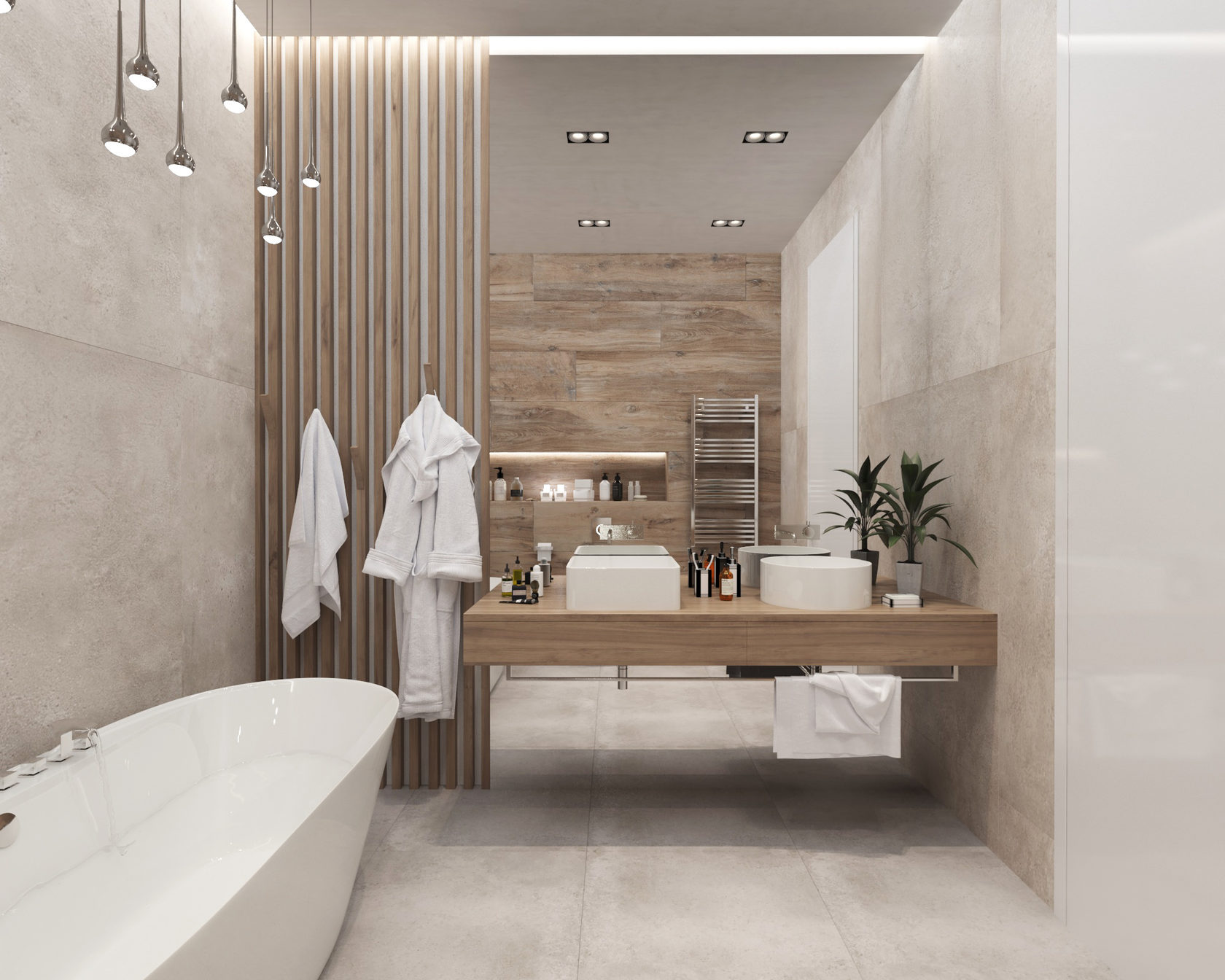 Идеи интерьера ванной комнаты