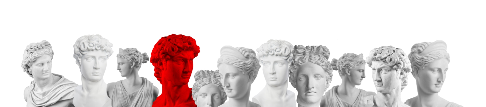 креативное изображение статуй