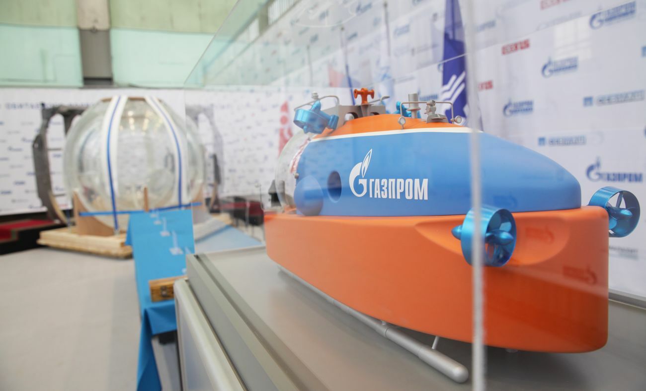 Обитаемый подводный аппарат для обслуживания морских магистральных газопроводов на выставке OMR 2022