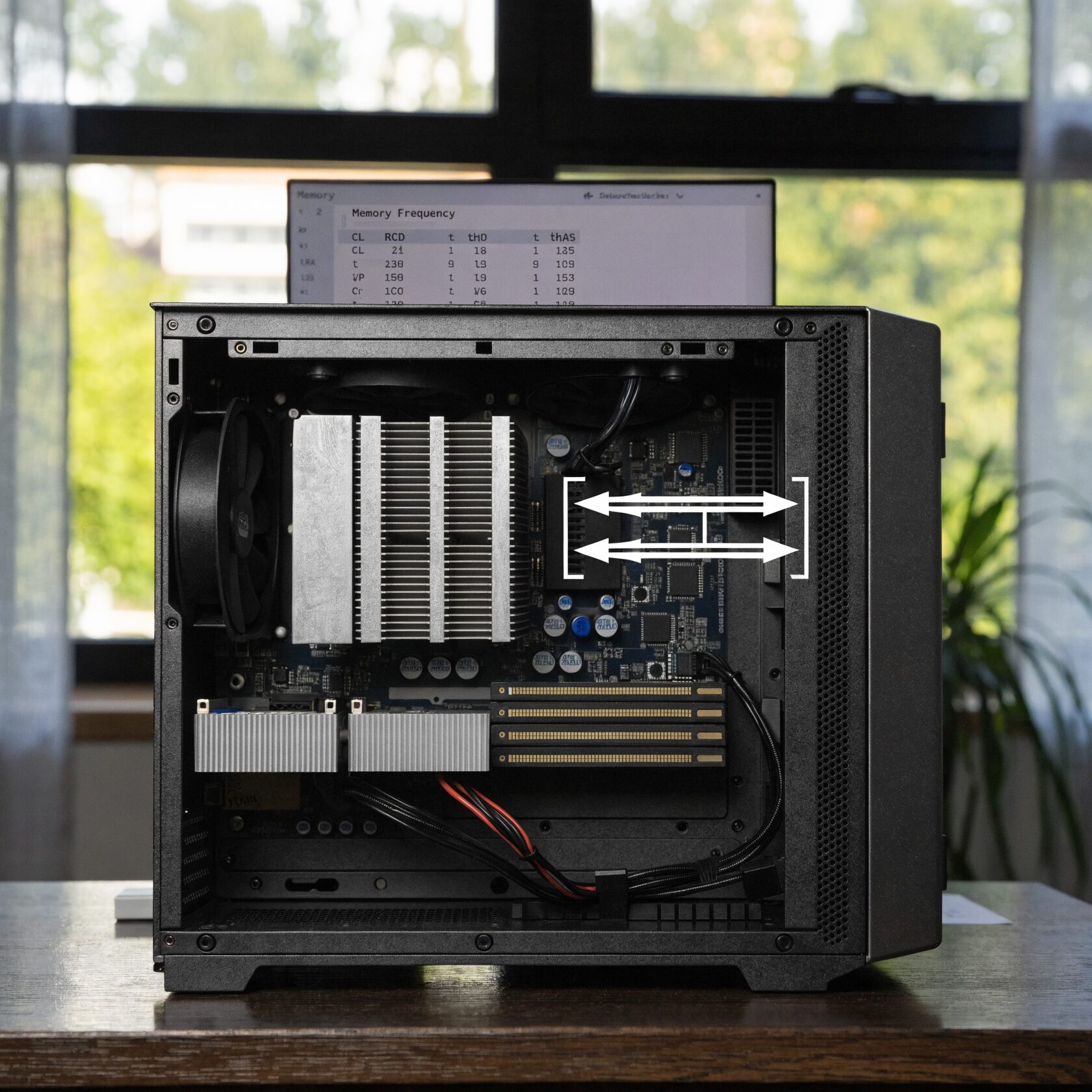 Расположение оперативной памяти