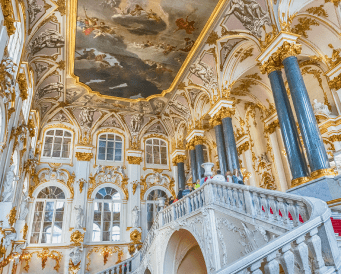 Музей Эрмитаж, главная парадная лестница Зимнего Дворца