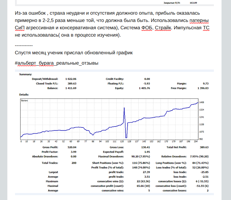 реальный отзыв курс ФОБ 2.0
