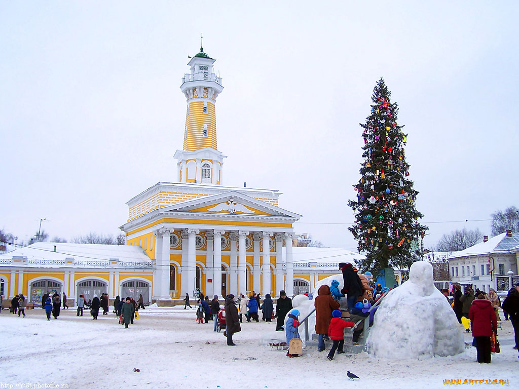 Новогодняя кострома. Кострома город зима. Зимняя Кострома центр города. Центр Костромы зимой. Кострома центр города зимой.