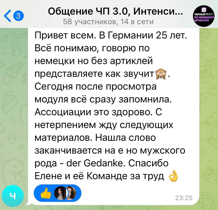 Черный пояс по артиклям 4.0 Курс по запоминаню артиклей от Елены Удаловой