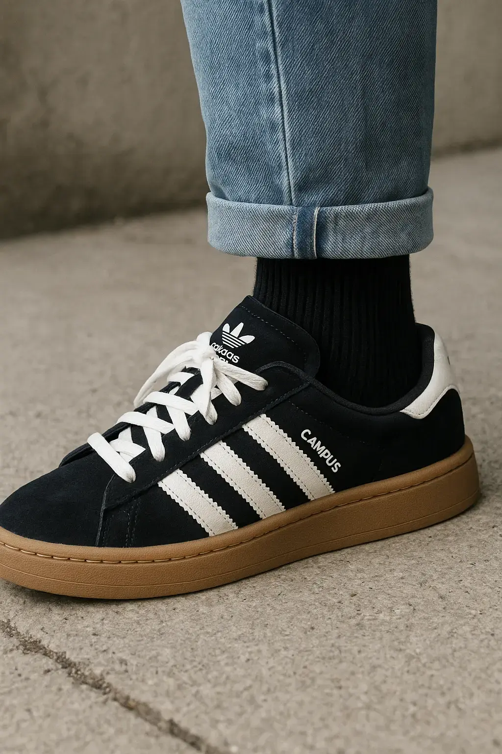 С чем носить adidas campus мужчинам?
