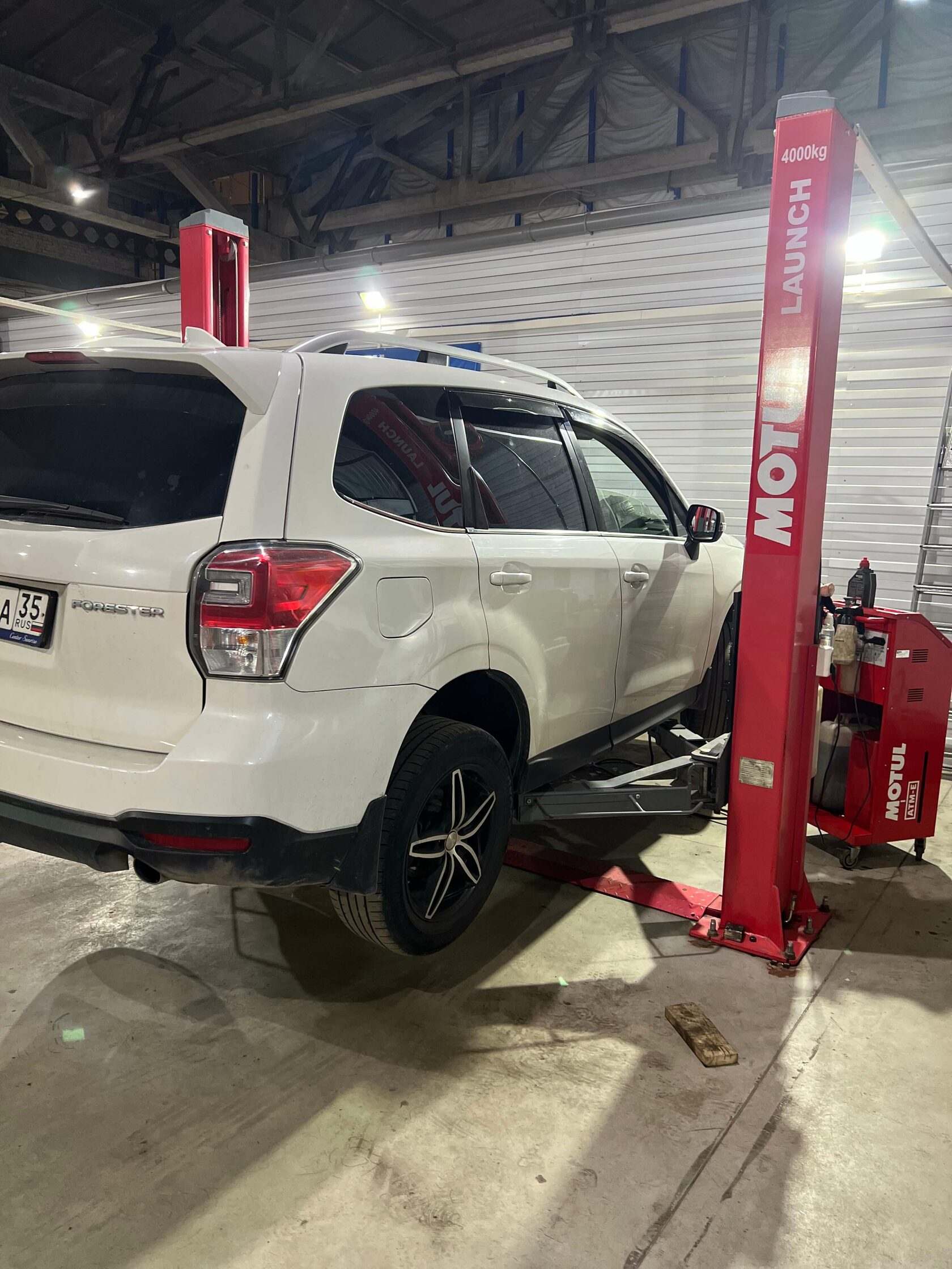 Замена масла в вариаторе Subaru Forester Tr580