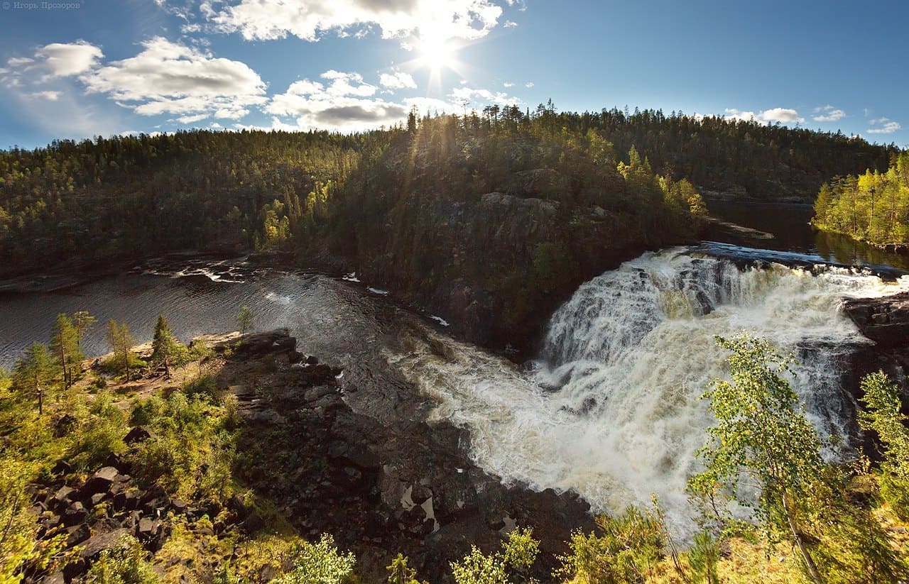 Кандалакшский водопад