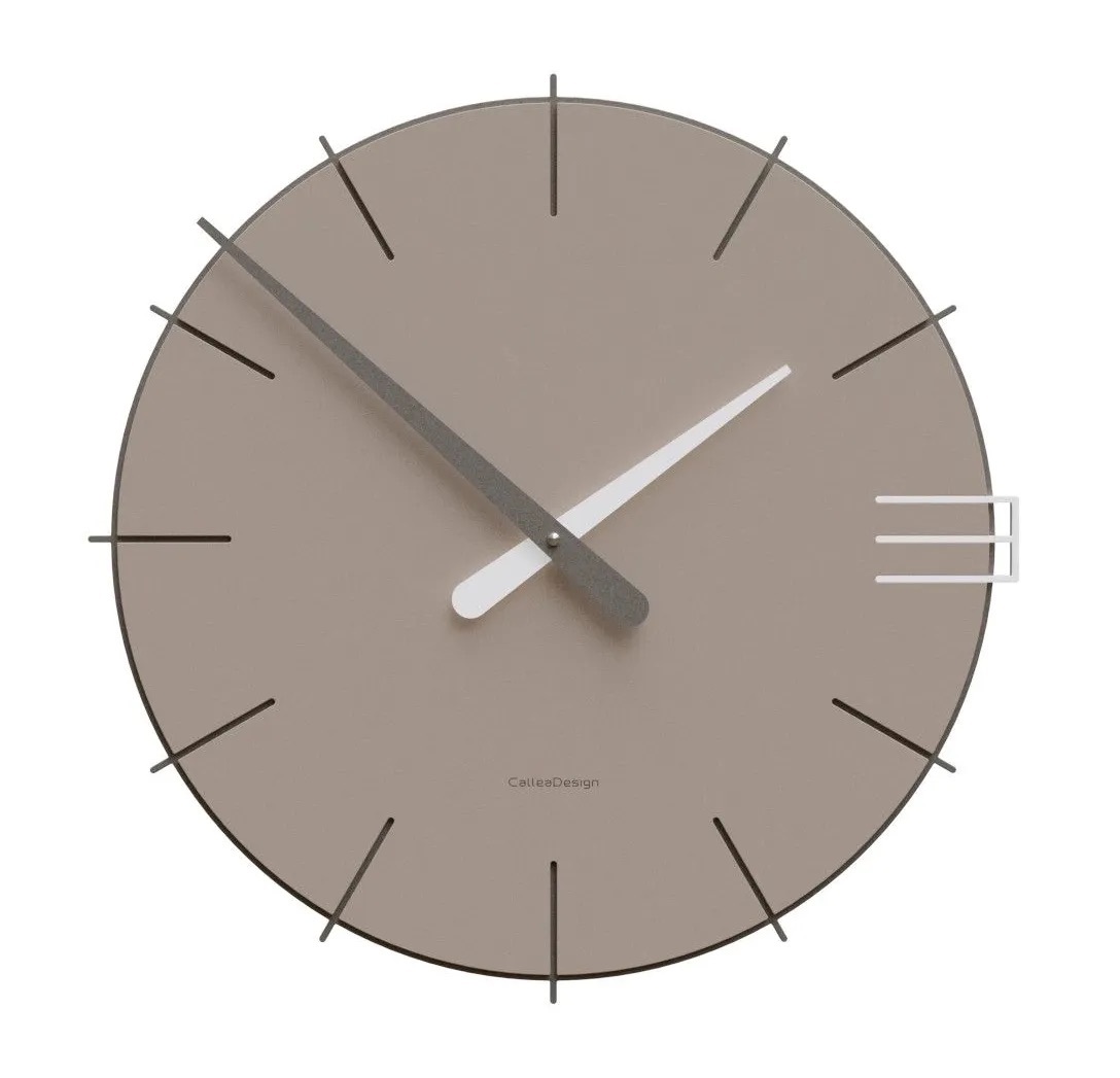 Дизайнерские настенные часы Mike, светлый кофейный, бренд Callea Design ...