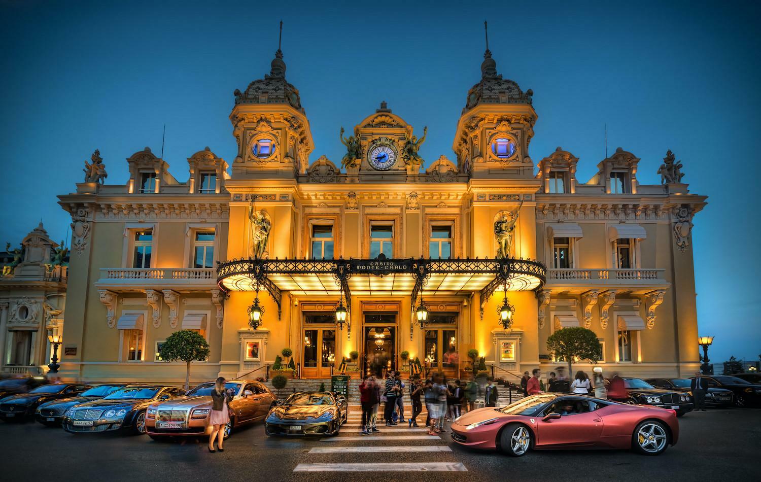 Monte Carlo Casino in Monaco, itinerary on a Signature Sailing Charter Сatamaran