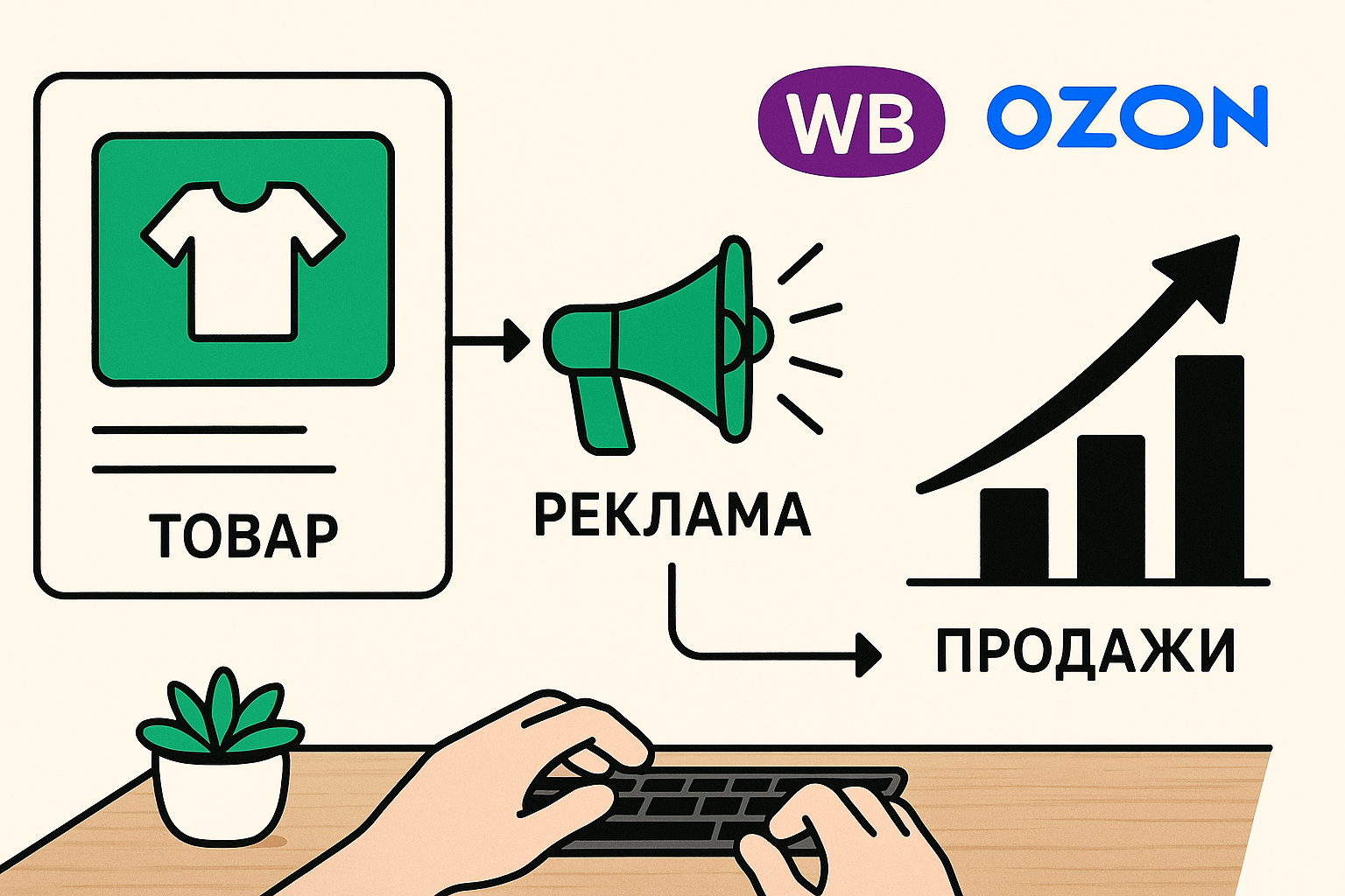 Почему менеджер маркетплейсов — простой вход в удалёнку