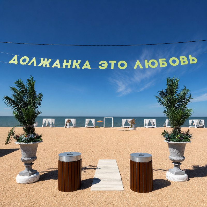 Пляж Ростовский в Должанской