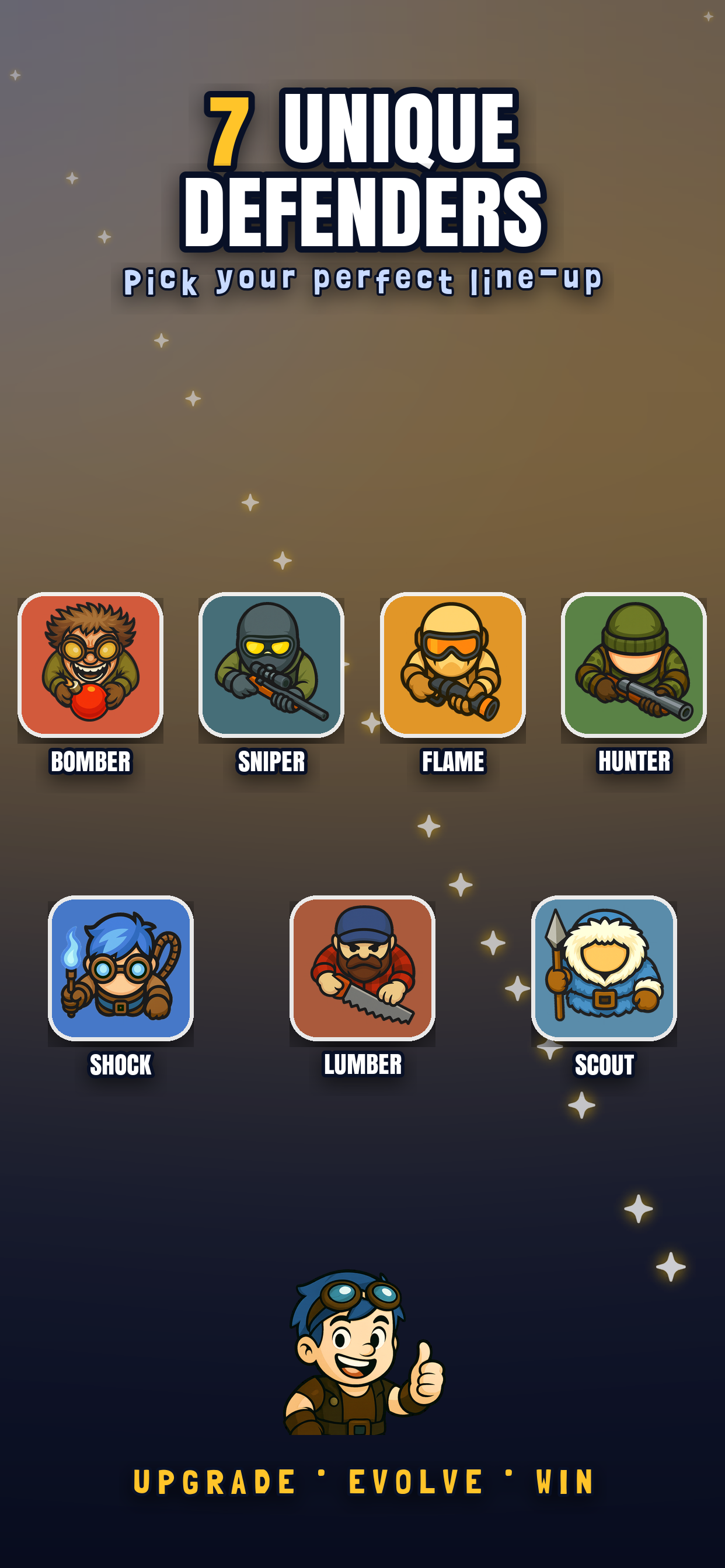 Block Guard unique defenders lineup