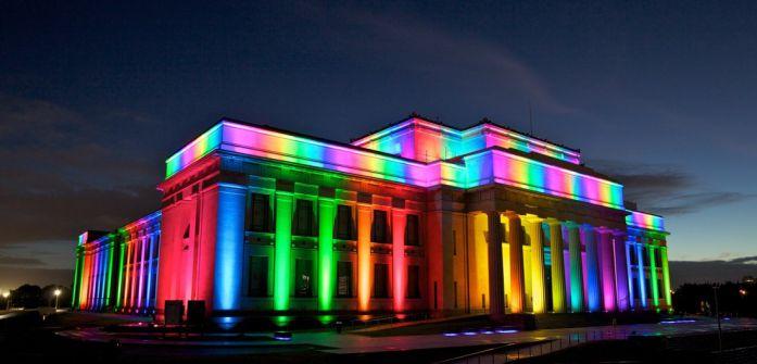 подсветка здания