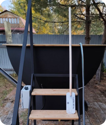 банный чан с веслом