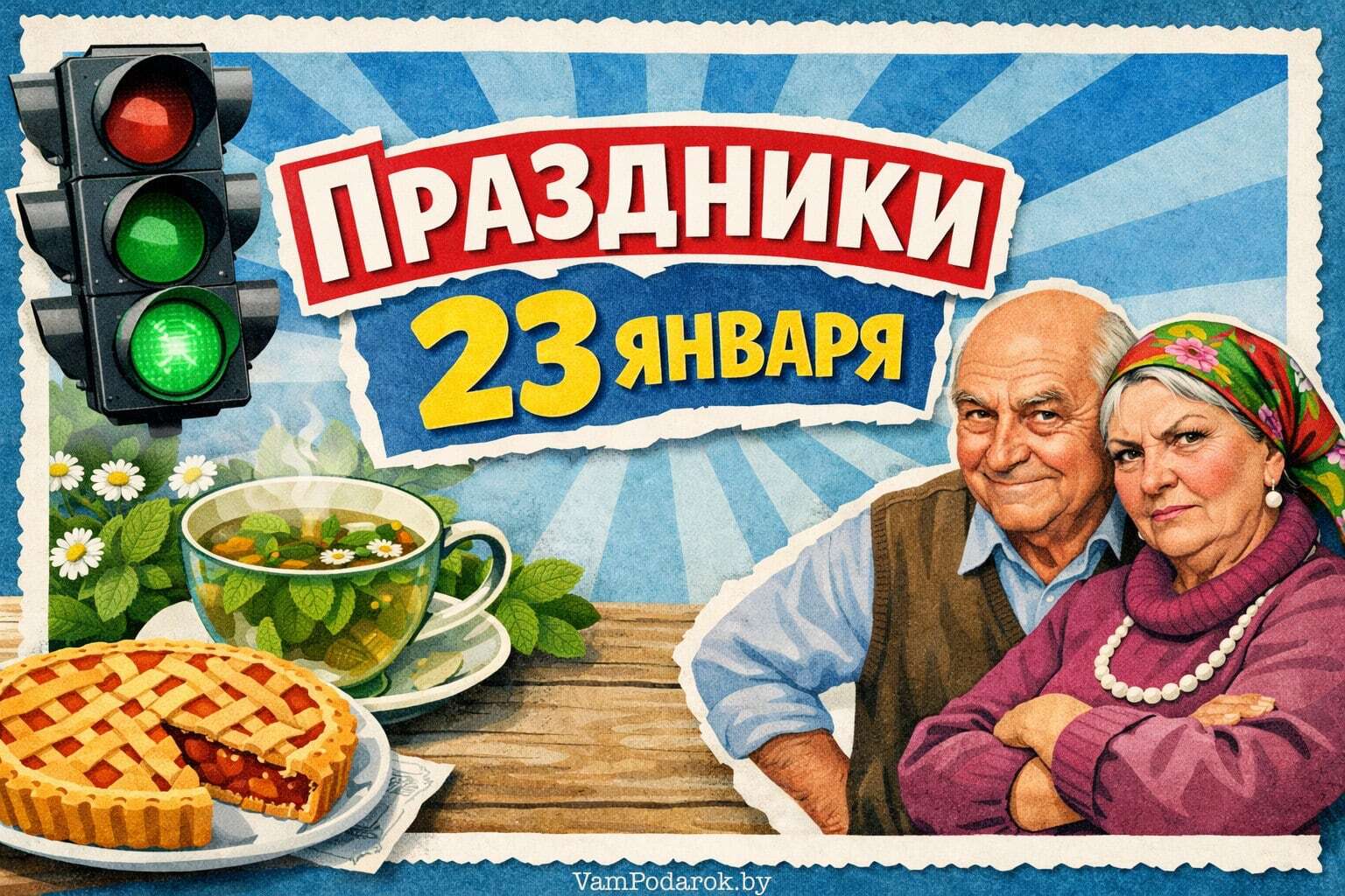 Праздники 23 января 2026 года – открытки и картинки