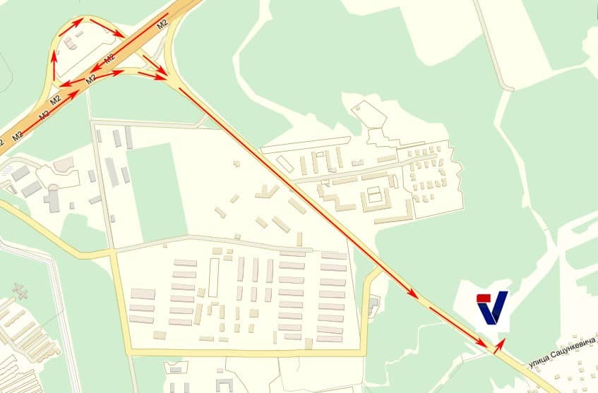 Карта проезда