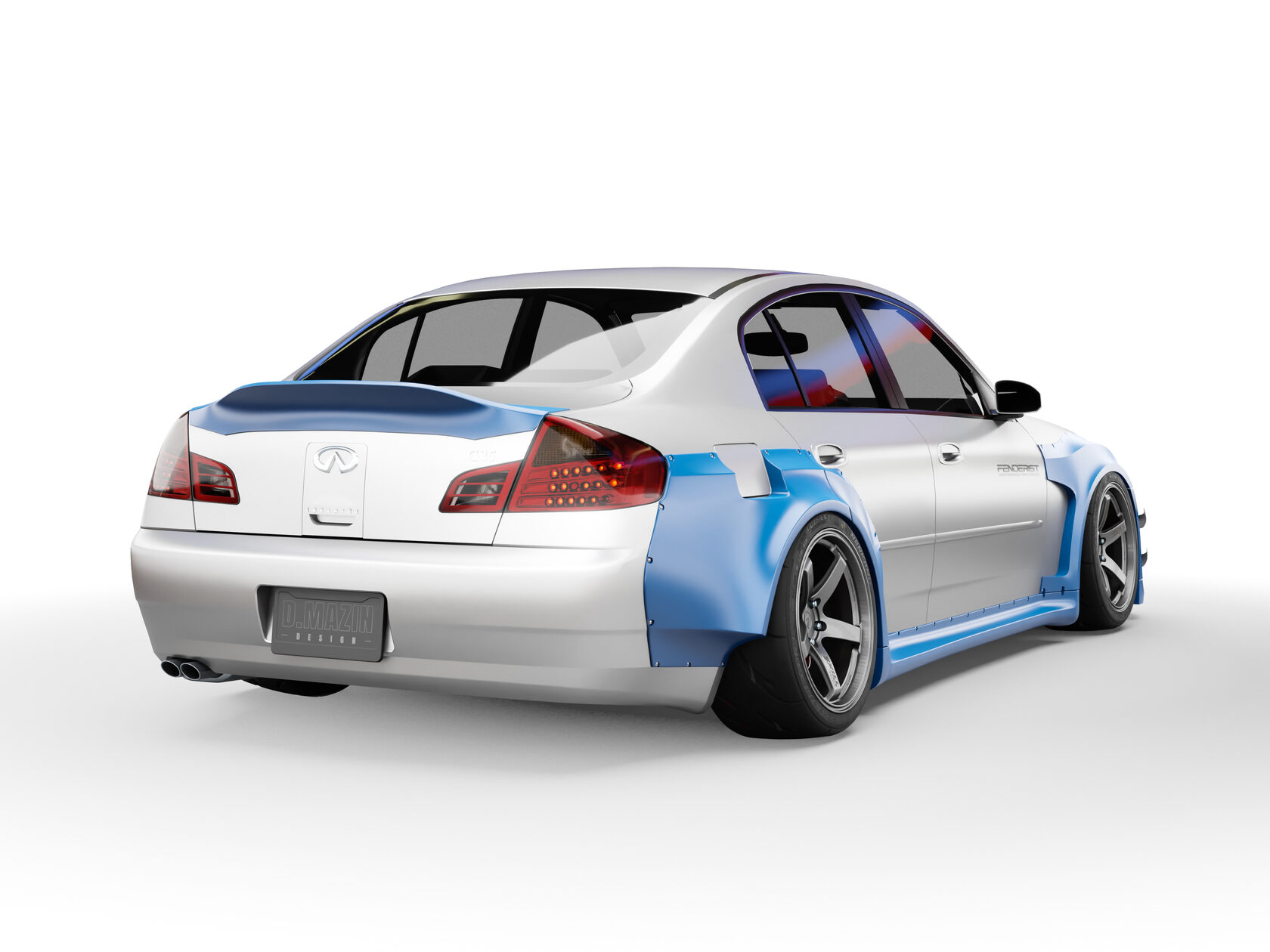 FENDERIST SPEC S Fender Flares Set / WIDE BODY KIT INFINITI G35
