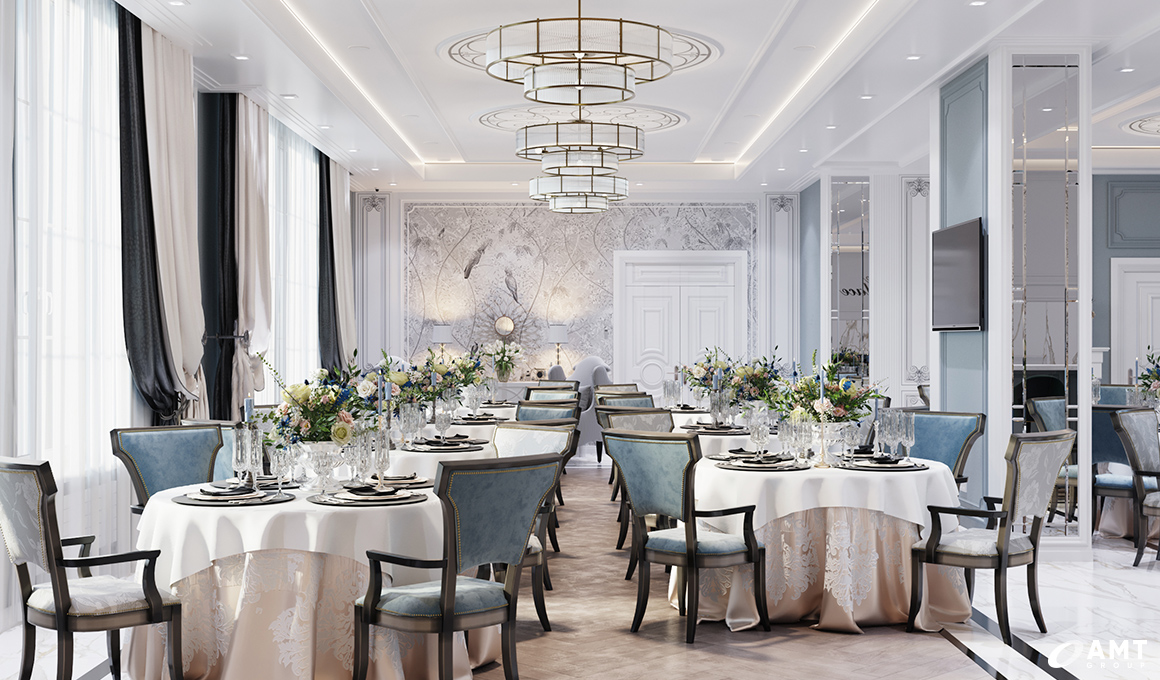 Малый банкетный зал дома торжеств Prince Palace