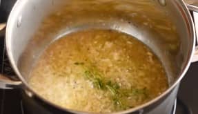 Приготовление крем-супа из тыквы со сливками: шаг 6