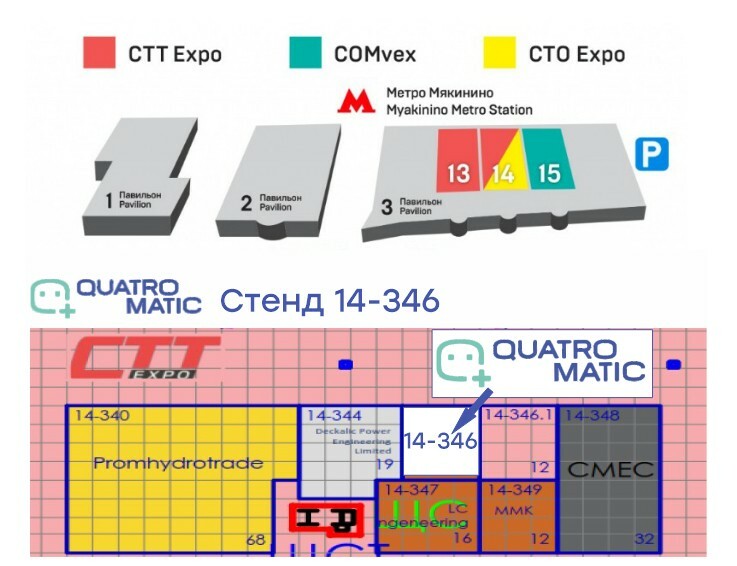 Quatromatic на выставке CTT EXPO 2023