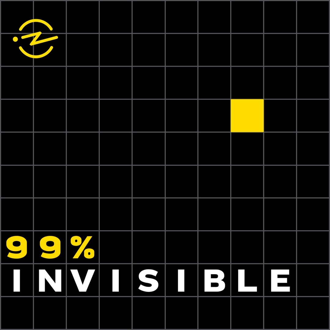 Podcast cover art for 99% Invisible Podcast with Roman Mars