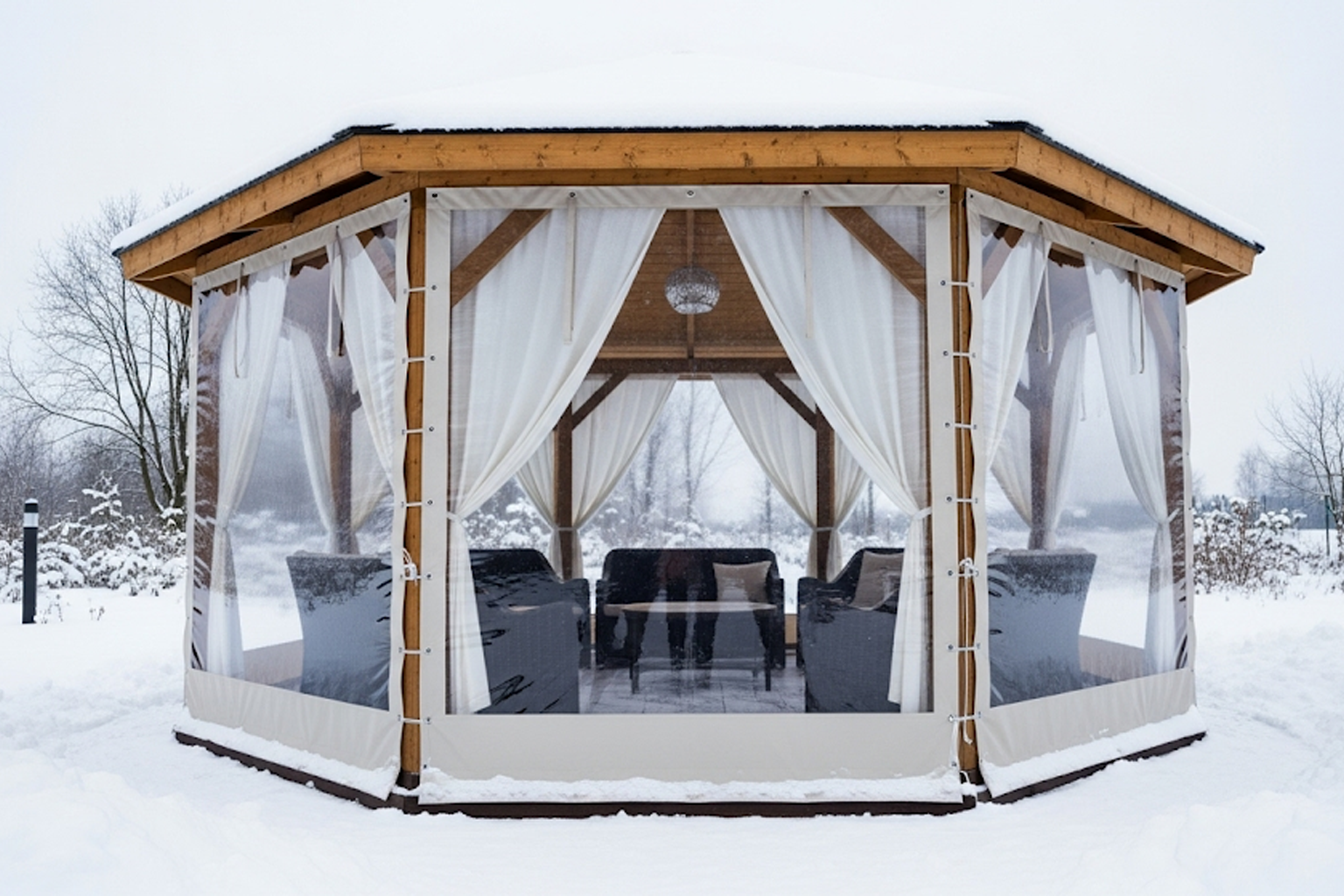 Можно ли оставлять мягкие окна на зиму? — разбираемся без мифов