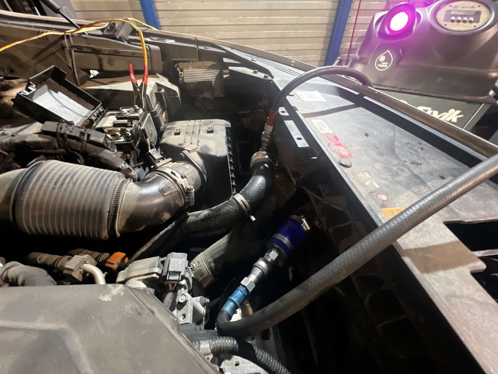 Аппаратная замена антифриза Kia