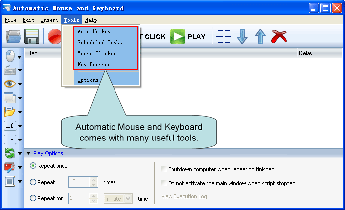 Automatic Mouse and Keyboard