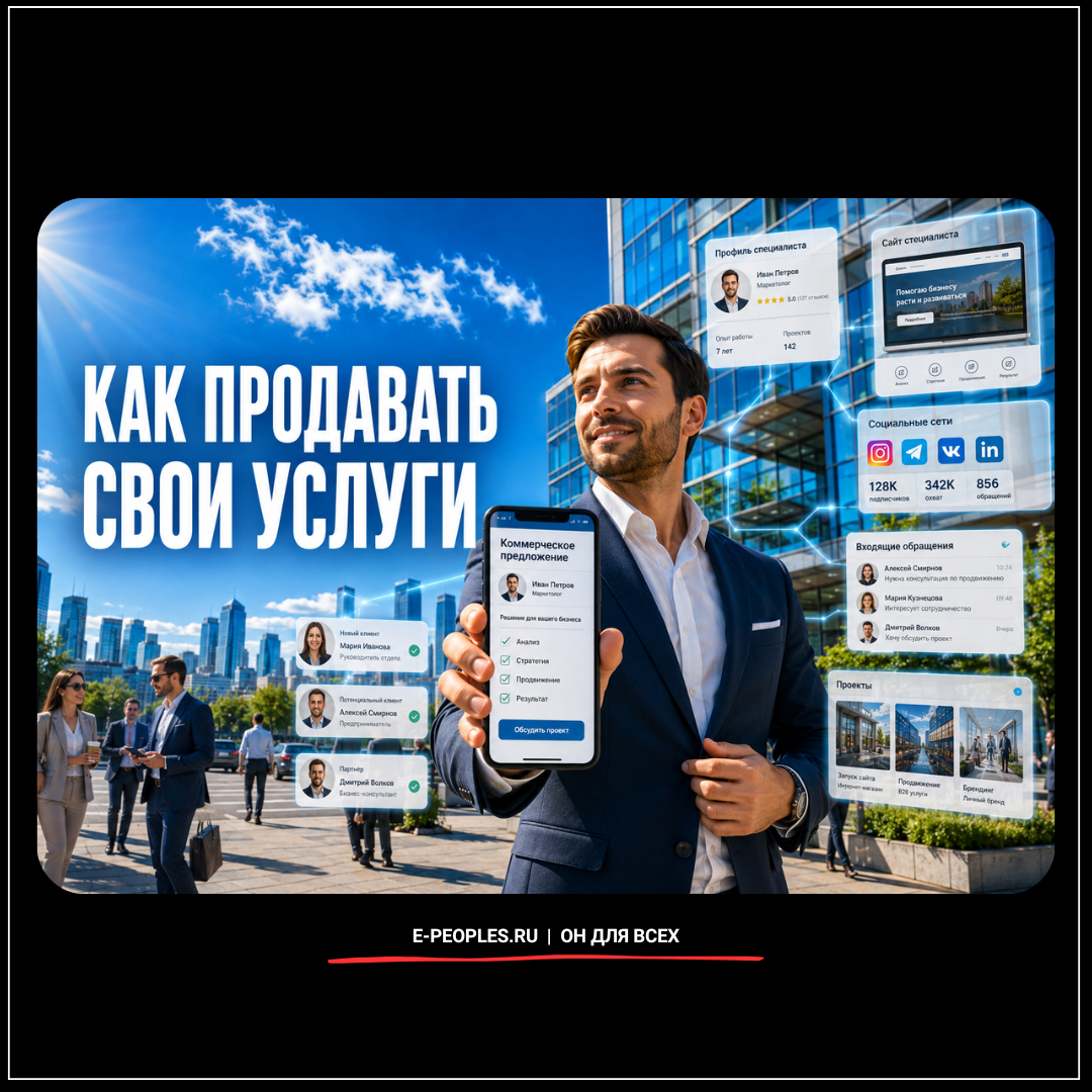 Как продавать свои услуги