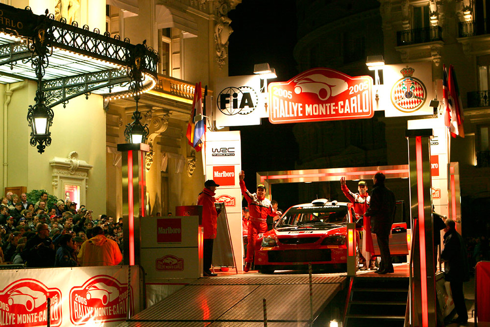 Жиль Паницци и Эрви Паницци, Mitsubishi Lancer WRC 05 (KP54 GXY), ралли Монте-Карло 2005