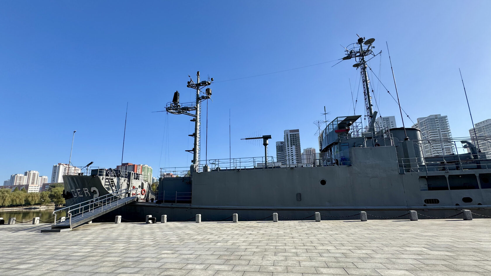 Корабль «Пуэбло». Музей Победы в Отечественной Освободительной войне. Пхеньян. КНДР