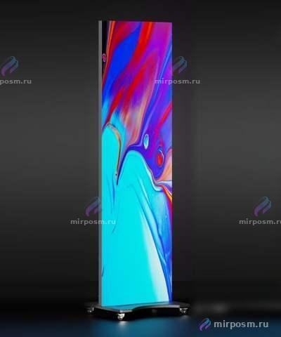 LED-тотем на колёсной базе (визуализация)