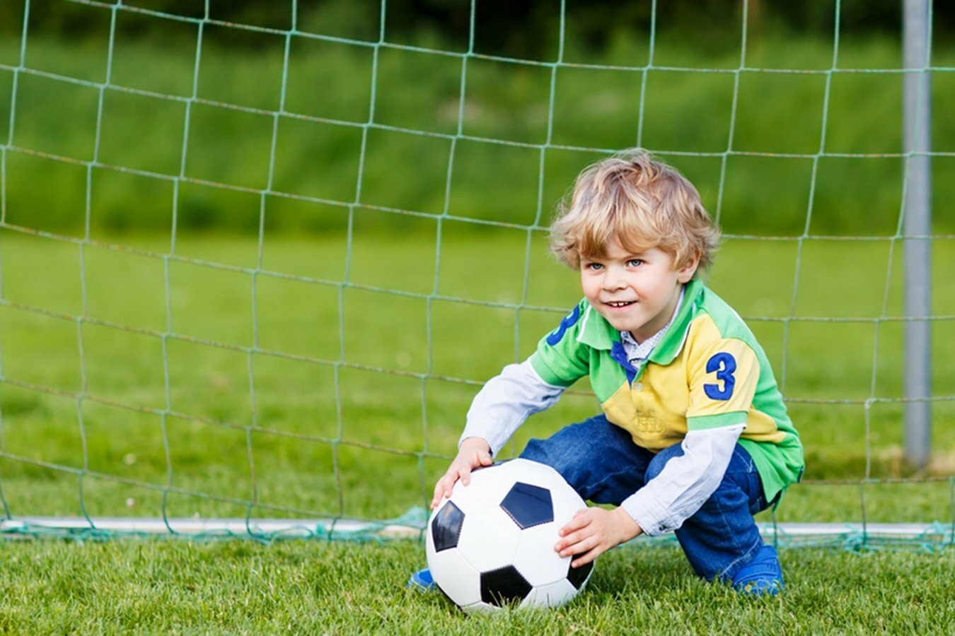 He is playing Football