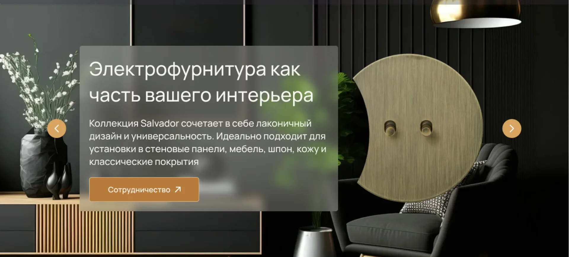 Премиальная электрофурнитура