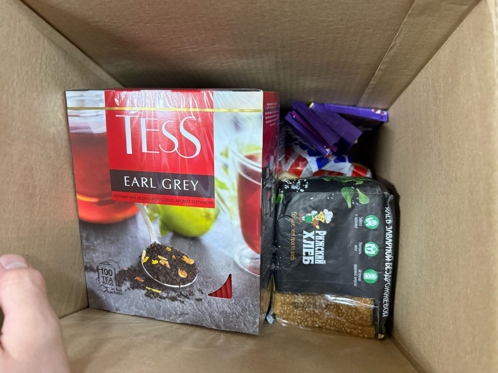 Подарочные наборы с российской едой для отправки в Китай