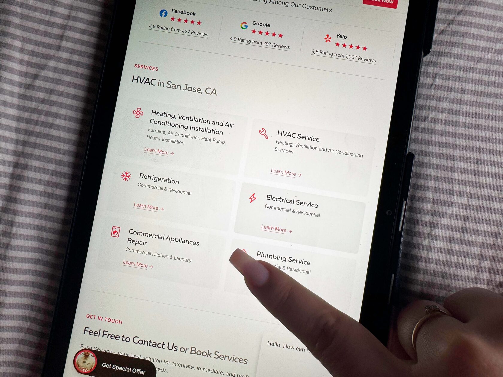 website marketing for electrical contractors