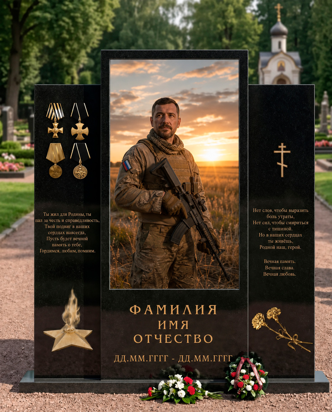 Мемориальный комплекс из гранита