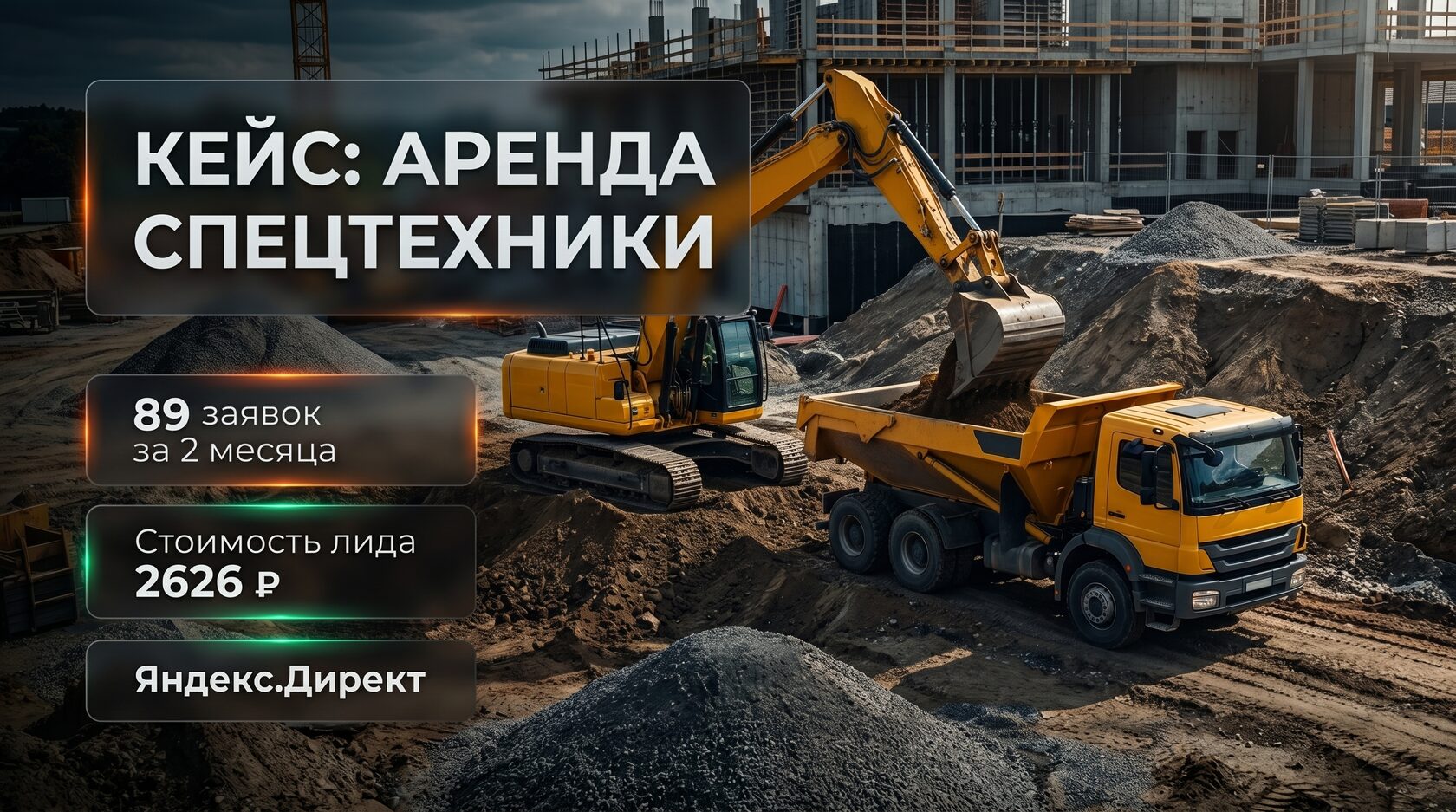 Кейс: Аренда спецтехники в Москве