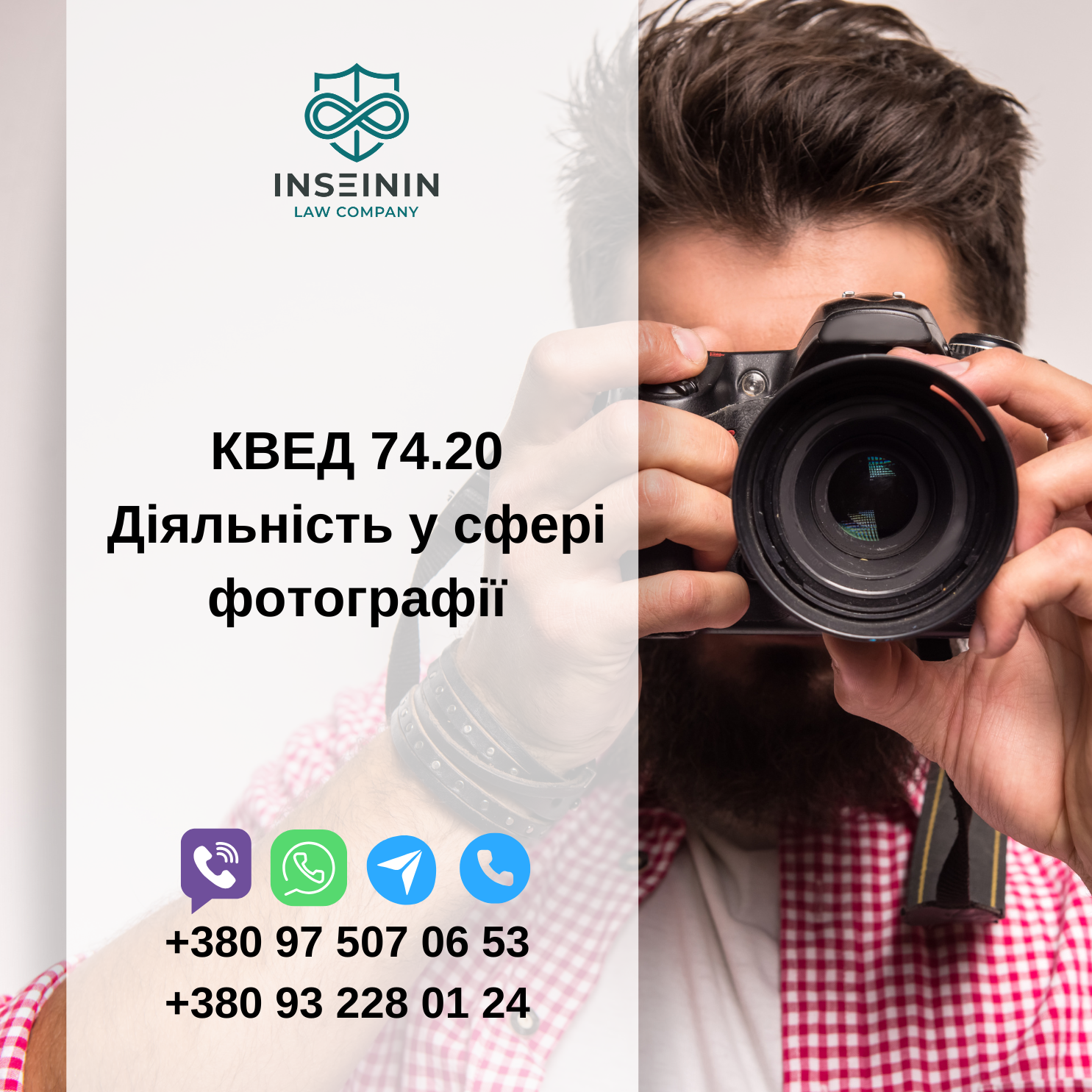 КВЕД 74.20 Діяльність у сфері фотографії