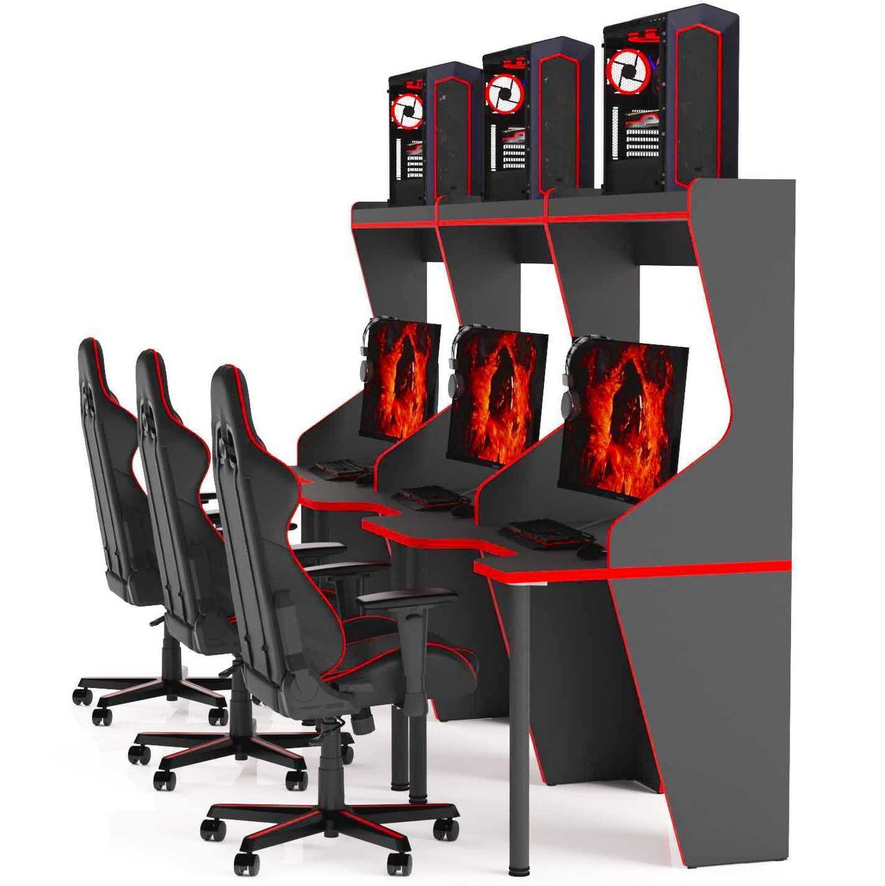 Игровой компьютерный стол MADXRACER Arena