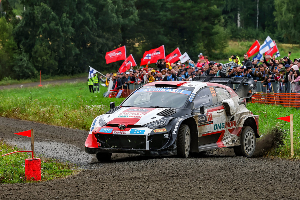 Калле Рованпера и Йонне Халттунен, Toyota GR Yaris Rally1, ралли Финляндия 2022