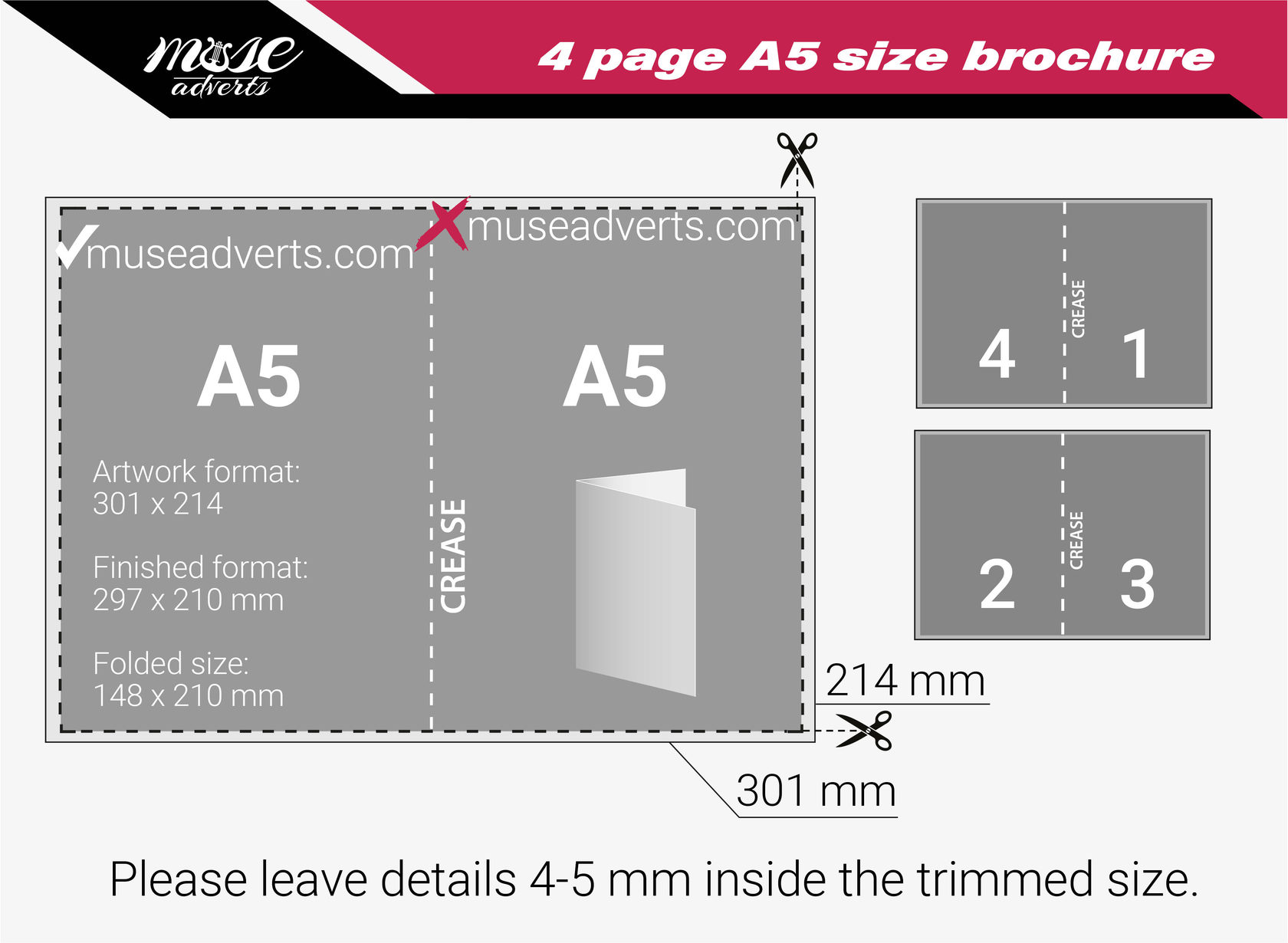 Leaflet Brochure Size