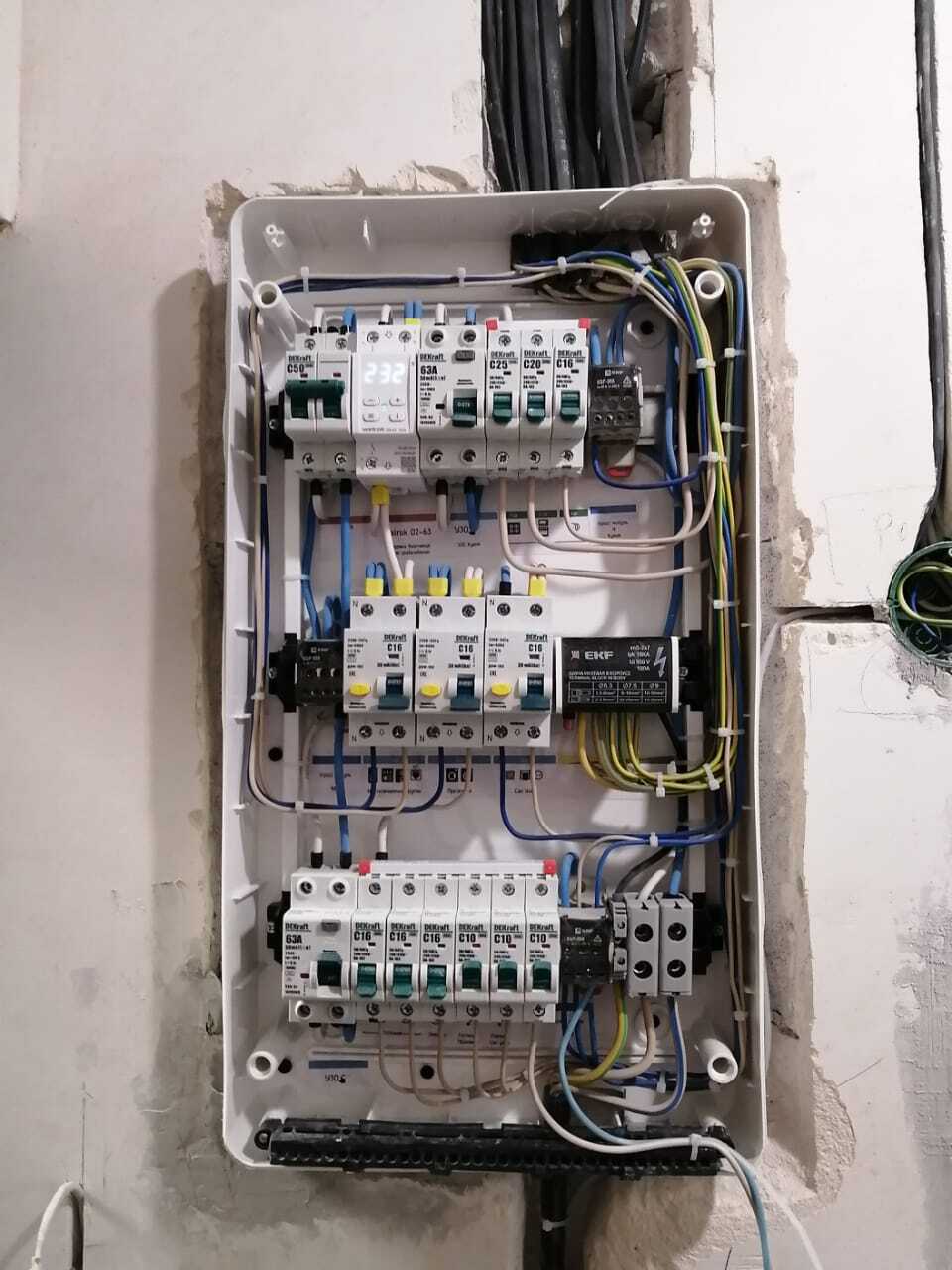 Расключение электрического щита