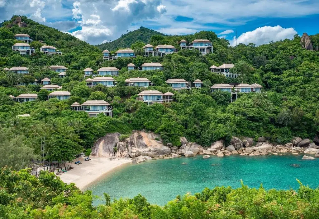 Banyan Tree Samui в уединённой бухте у пляжа Ламай