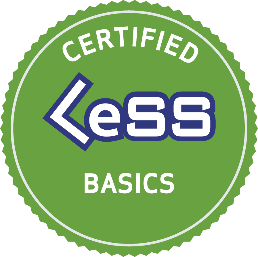 Less. Less сертификация. Basic less. Логотип Basics.